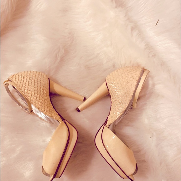 NEW REPORT SIGNATURE NEW CREAM PLATFORM HEELS 6.5 - Picture 8 of 8